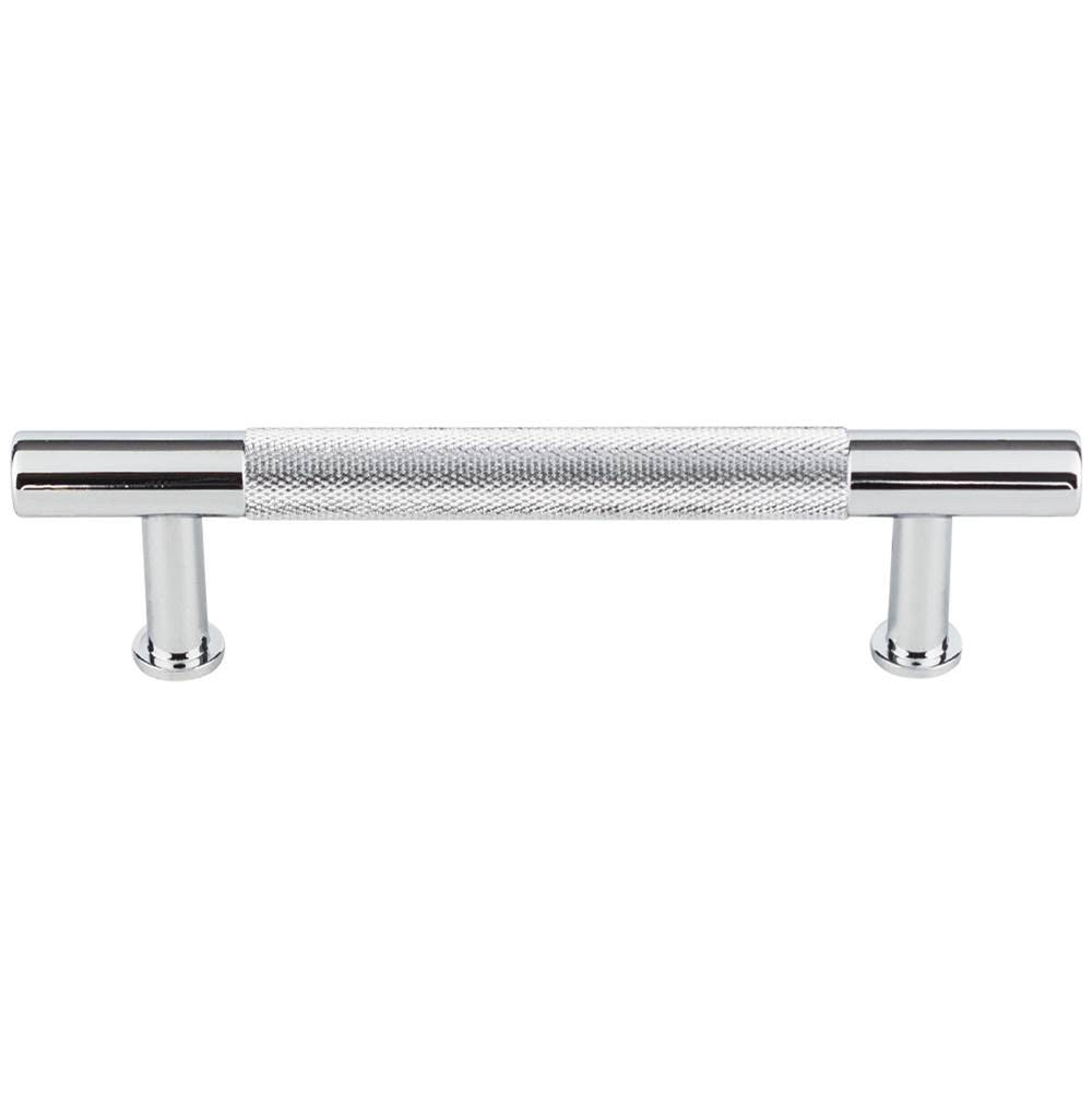 Vesta - Beliza Knurled Bar Pull 3 3/4 Inch (c-c) Polished Chrome - Polished Chrome