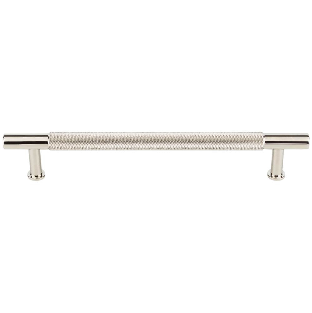 Vesta - Beliza Knurled Bar Pull 6 5/16 Inch (c-c) Polished Nickel - Polished Nickel