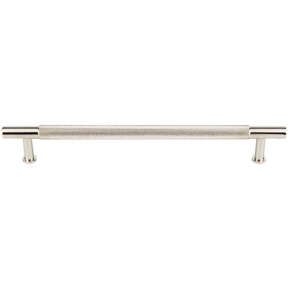 Vesta - Beliza Knurled Bar Pull 7 9/16 Inch (c-c) Polished Nickel - Polished Nickel