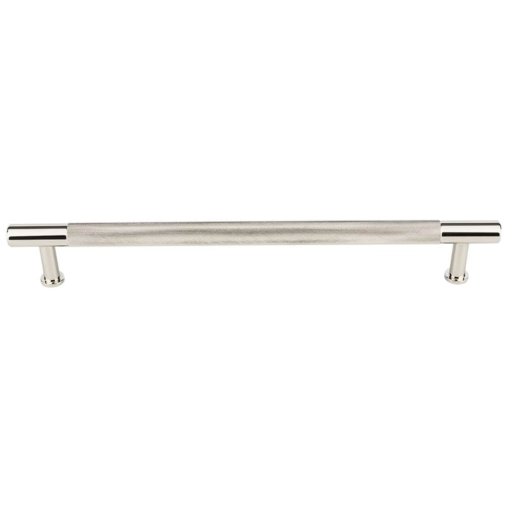 Vesta - Beliza Knurled Appliance Pull 12 Inch (c-c) Polished Nickel - Polished Nickel