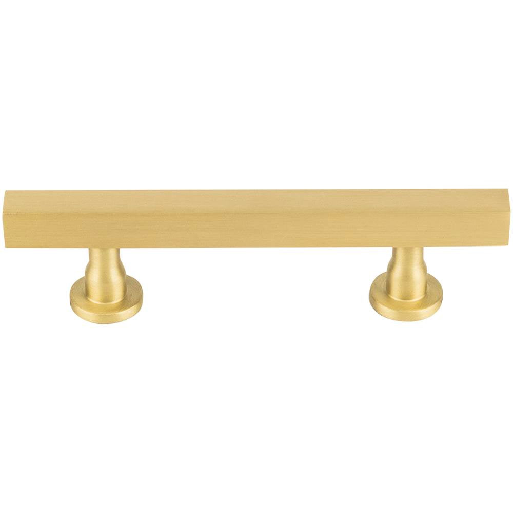 Vesta - Dante Pull 3 Inch (c-c) Satin Brass - Satin Brass