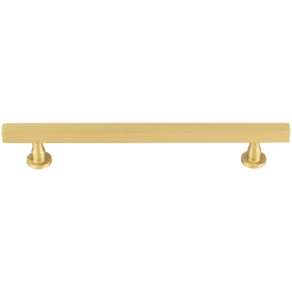 Vesta - Dante Pull 6 5/16 Inch (c-c) Satin Brass - Satin Brass