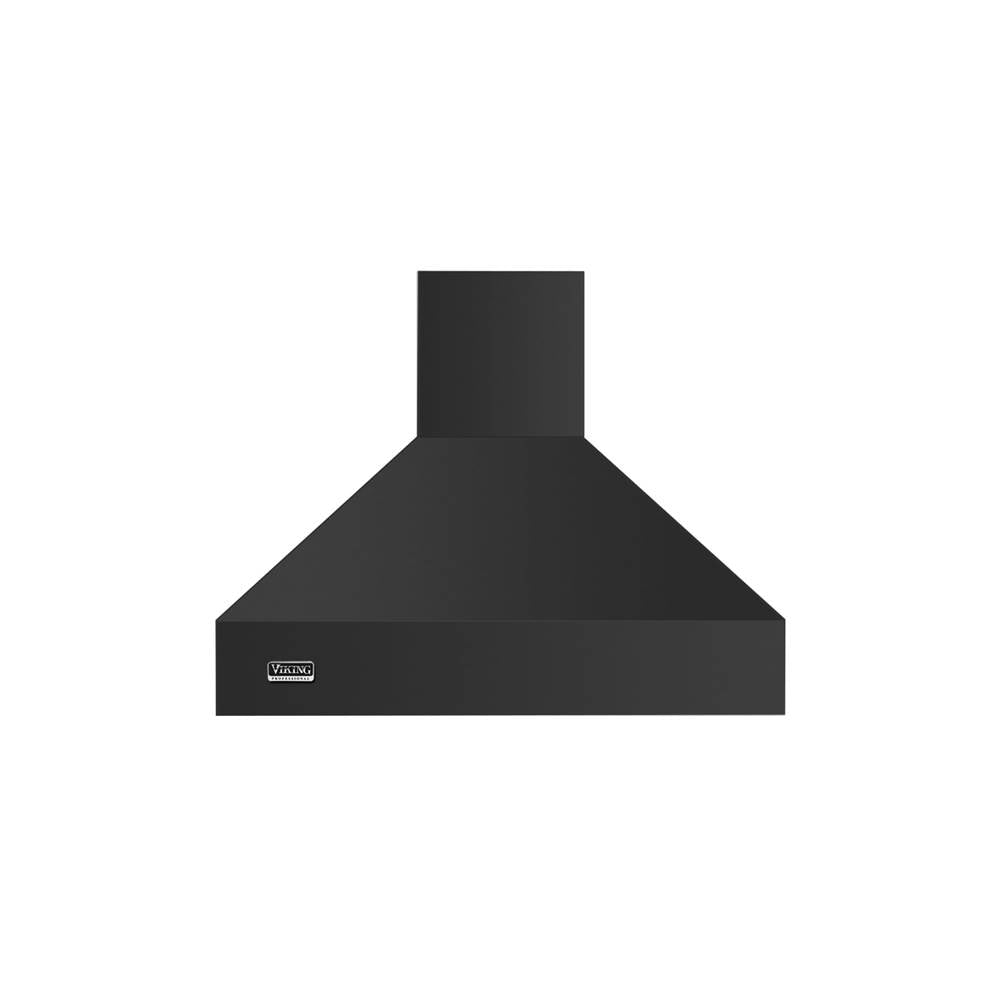 Viking - 42''W./18''H. Chimney Wall Hood-Cast Black - Cast Black