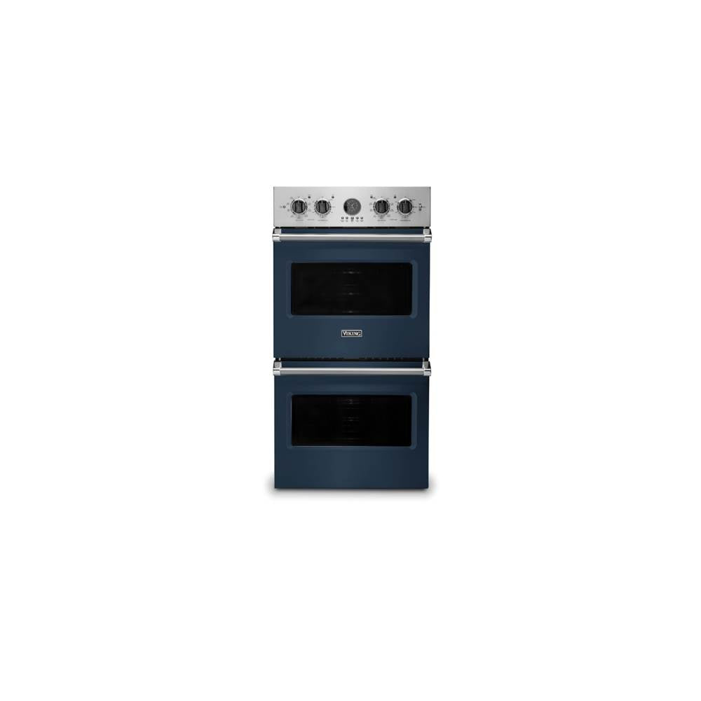 Viking - 27''W. Electric Double Thermal Convection Oven-Slate Blue - Slate Blue
