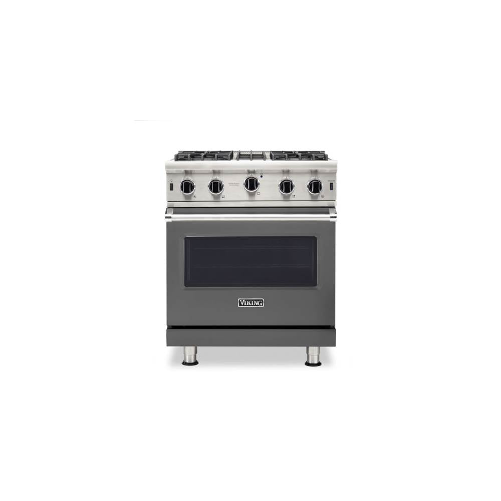 Viking - 30''W./24''D. Gas Open Burner Range-4 Burners- Damascus Grey- LP - Damascus Grey