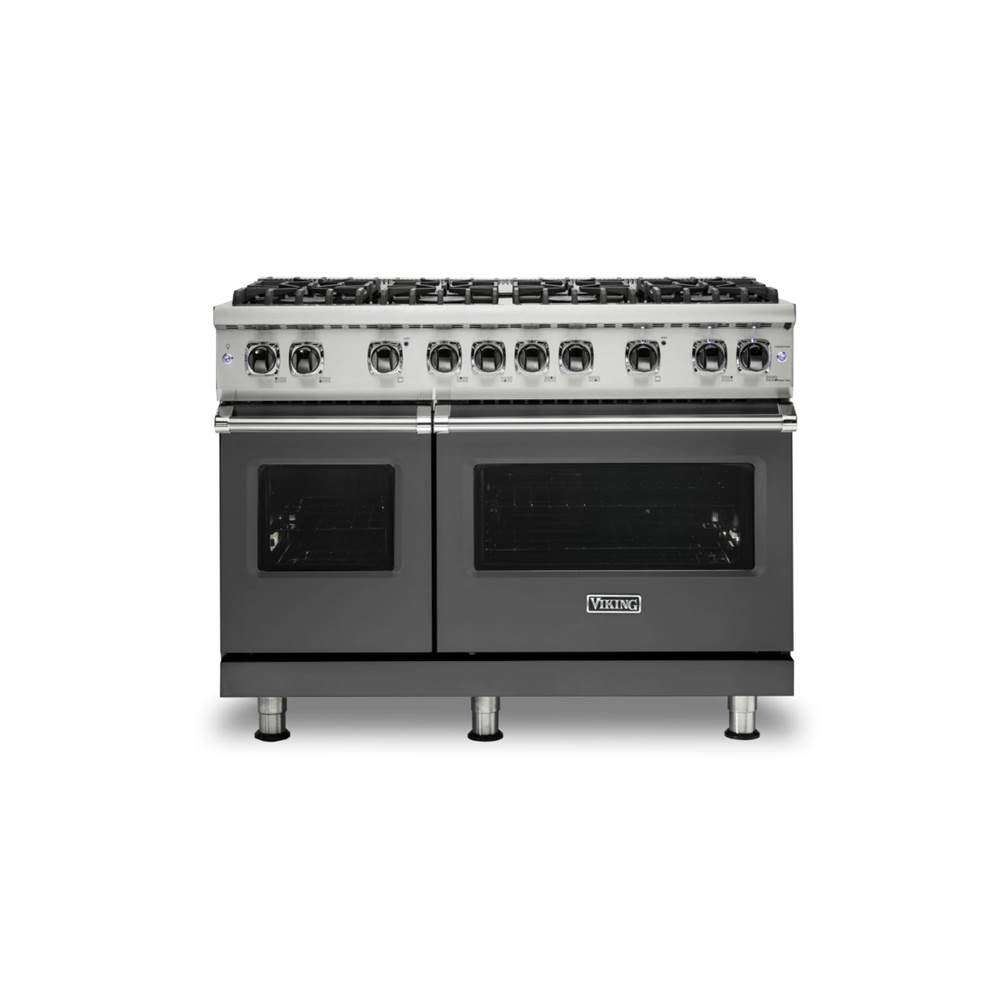 Viking - 48''W./24''D. Gas Sealed Burner Range-8 Burners-Damascus Grey - Damascus Grey