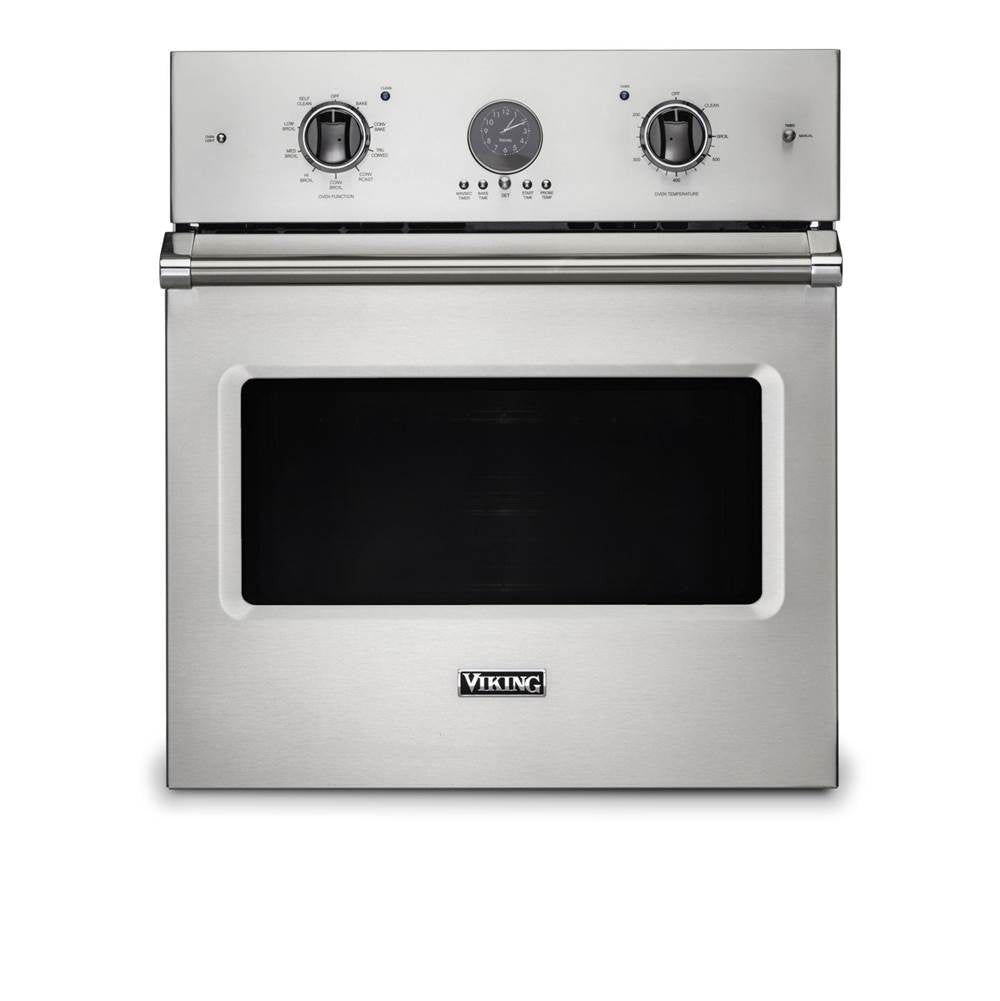 Viking - 27''W. Electric Single Thermal Convection Oven-Stainless - Stainless Steel