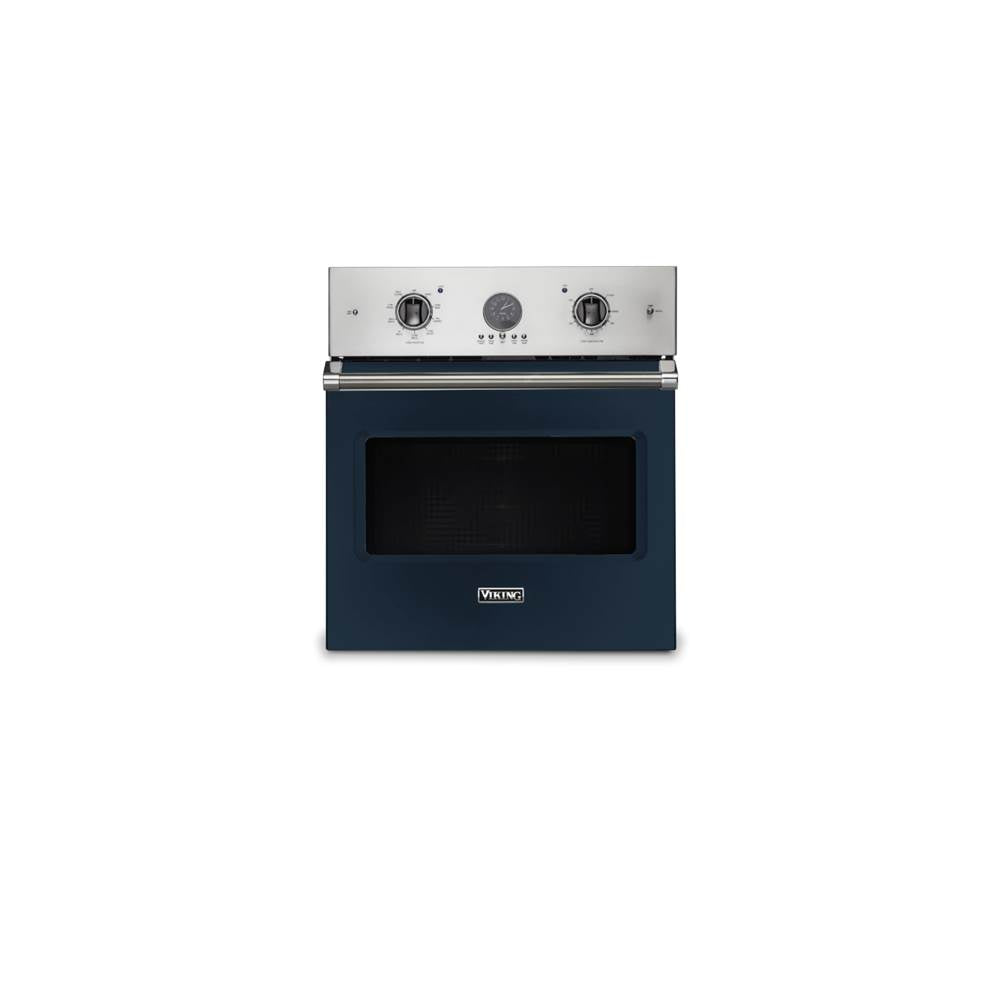 Viking - 27''W. Electric Single Thermal Convection Oven-Slate Blue - Slate Blue