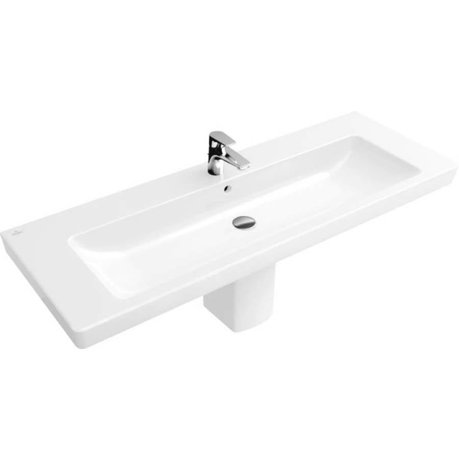 Villeroy And Boch - Subway Vanity washbasin 51 1/8'' x 18 1/2'' (1300 x 470 mm) - White Alpin