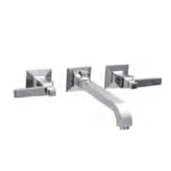 Vissoni - 10'' Wall Mount Widespread Lavatory - Uses WM-0020 valve - Roman Bronze