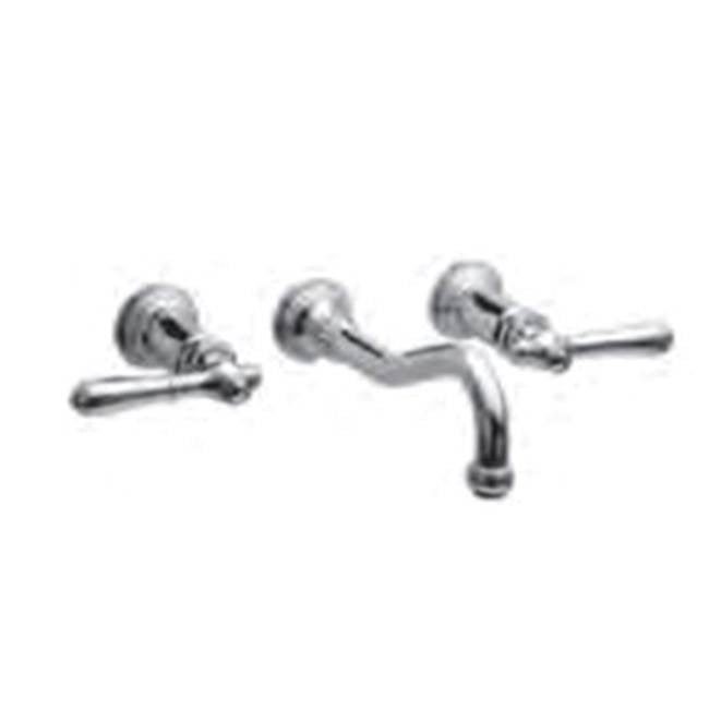 Vissoni - 10'' Wall Mount Widespread Lavatory - Uses WM-0020 valve - Roman Bronze