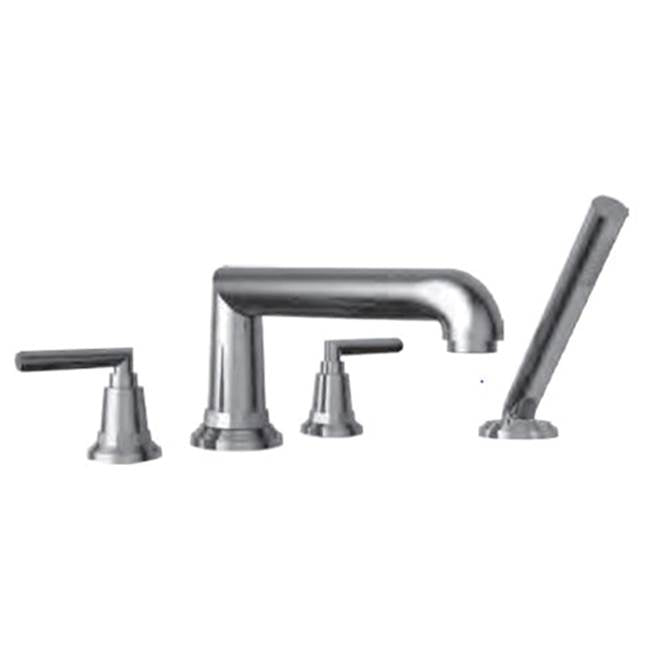 Vissoni - Roman Tub Filler w/Single Function Hand Shower and Hose - Uses P0360 valve - Roman Bronze