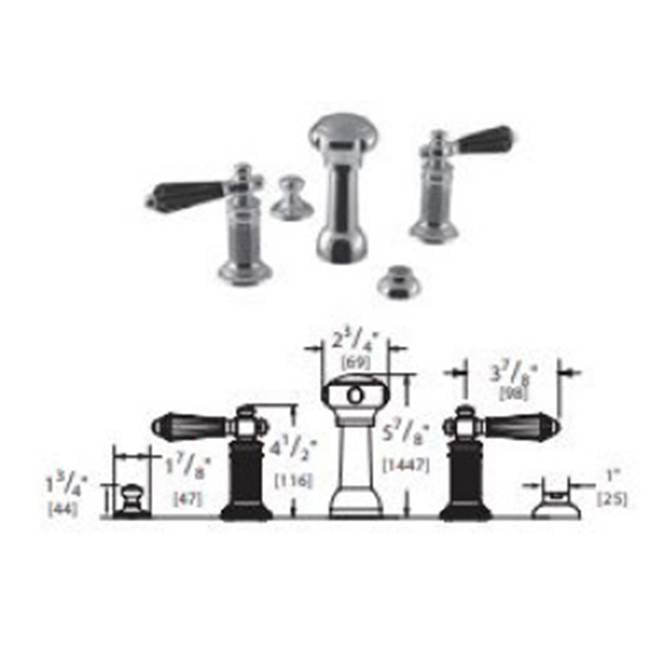 Vissoni - Bidet Fitting - Polished Chrome