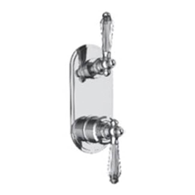 Vissoni - 1/2'' Thermostatic Trim w/2-Way Diverter (non-shared) - Uses TH-9210 valve - Roman Bronze