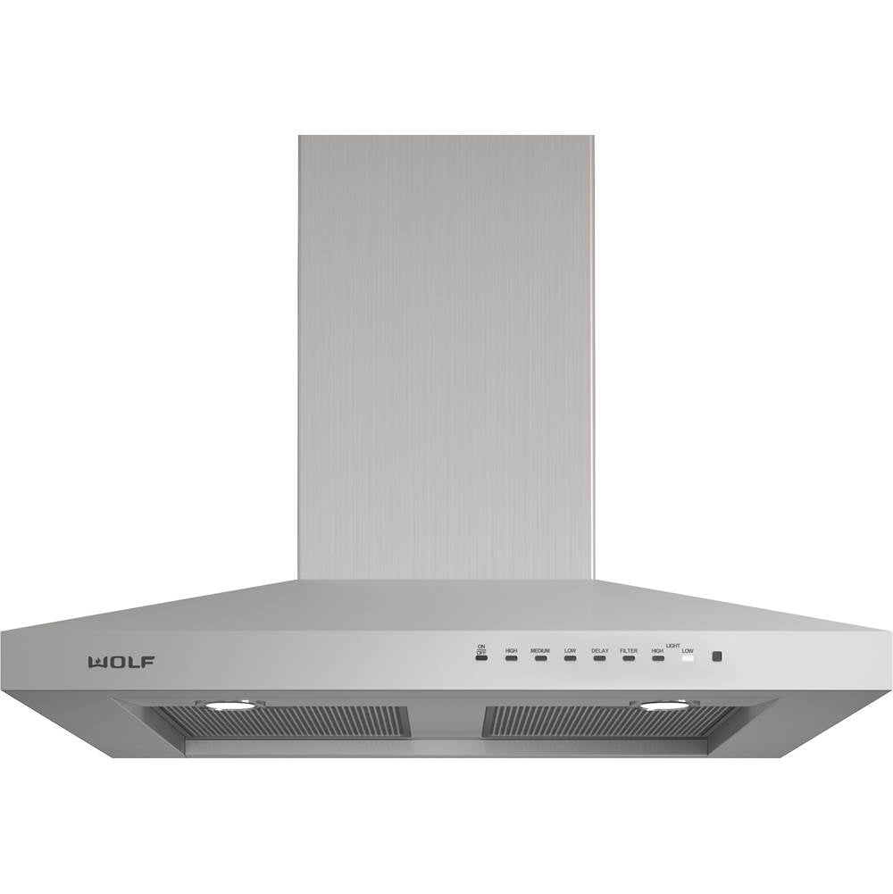 Wolf - 30'' Cooktop Wall Hood / Stainless - Stainless Steel
