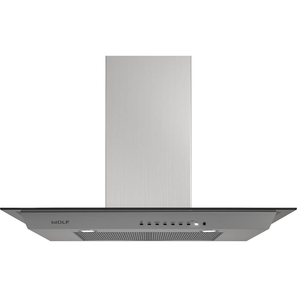 Wolf - 36'' Cooktop Wall Hood / Glass