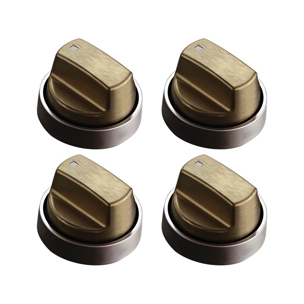 Wolf - Brushed Brass Knobs