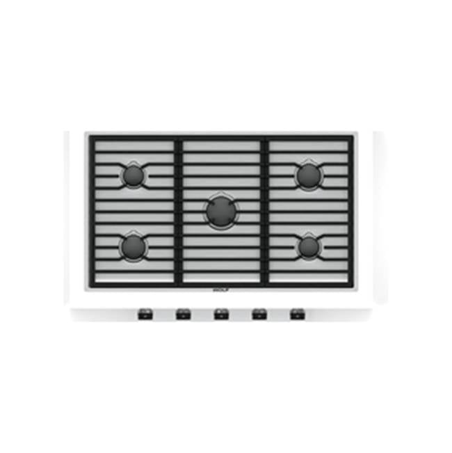 Wolf - 36'' Contemporary Gas Cooktop - Stainless Steel