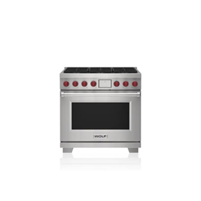 Wolf - 36' Dual Fuel Range - 6 Burners - NG