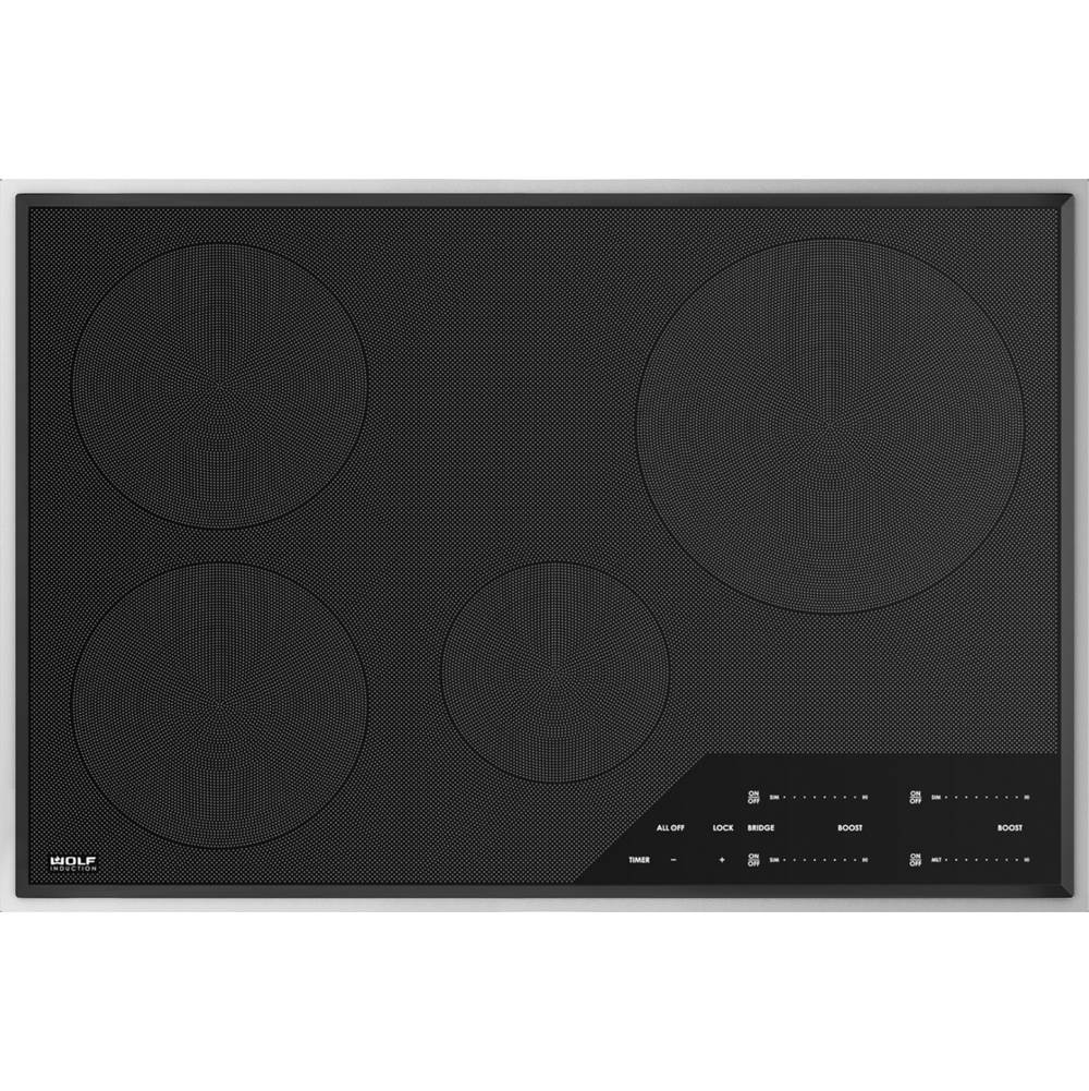 Wolf - 30'' Transitional Framed Induction Cooktop - Stainless Steel