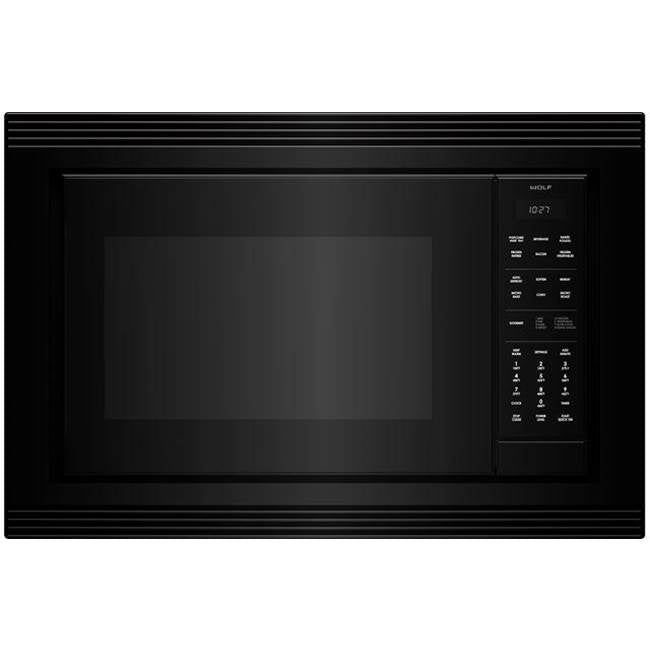 Wolf - 27'' Trim, Black Conv Microwave - Black