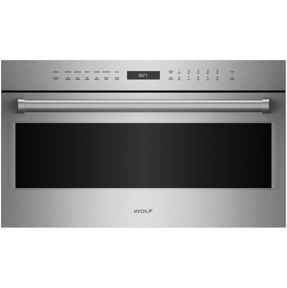 Wolf - 30'' E Series Professional Drop-Down Door Speed Oven - No Finish Group