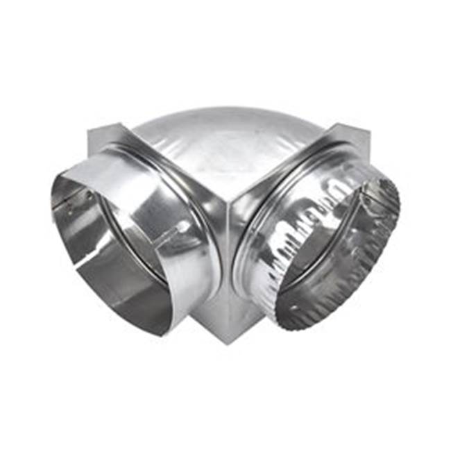 Whirlpool - Dryer Venting: Close Elbow For Standard (4-1/2-In) Clearance- Best Choice For 90-Degree Turns