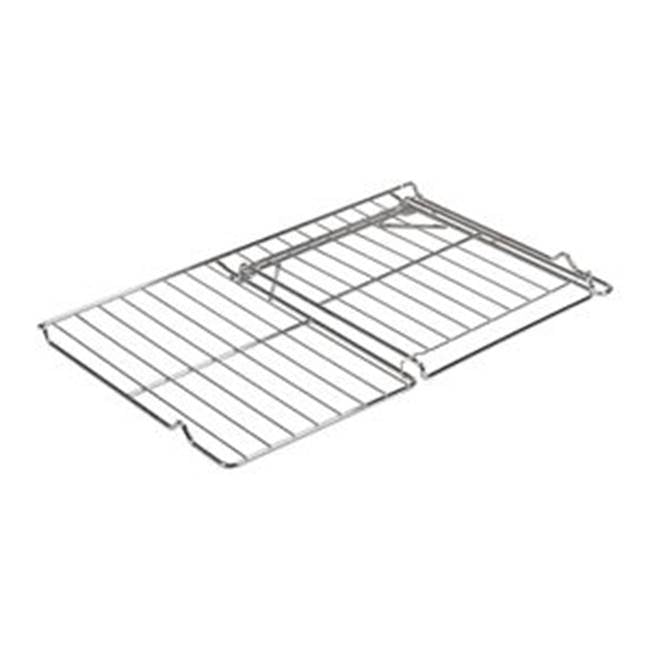 Whirlpool - Range Oven Rack: 24-In L X 15 3/4-In D Split Rack With 11 1/4-In L X 14-In D Removable Rack Section, Color: Stainless Steel, Pkg: Box