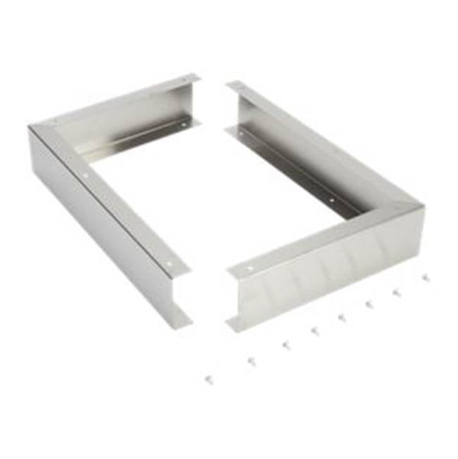 Whirlpool - Microwave Hood Filler Kit: Universal, Stainless Steel, 3-In W X 15 3/4- In H X 11-In D For 36-In Openings
