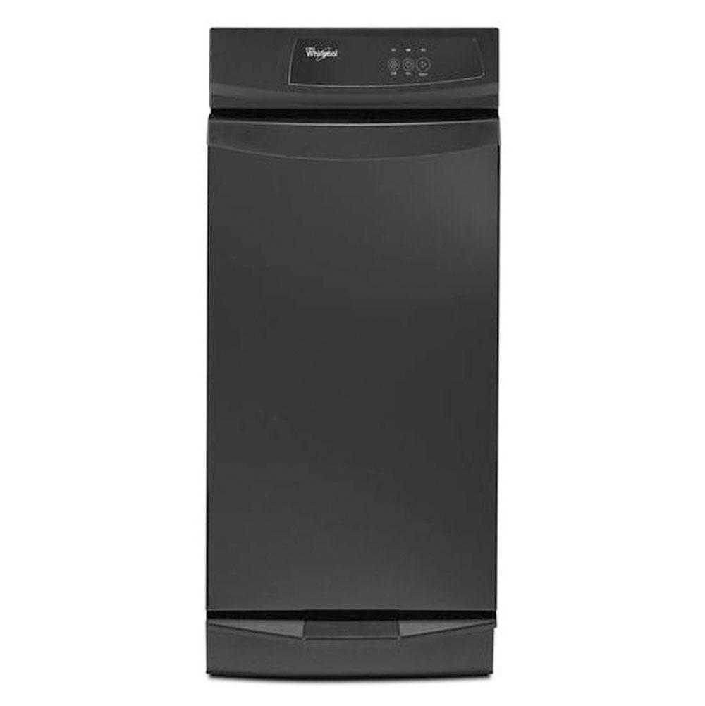 Whirlpool - 15-inch Convertible Trash Compactor - Black