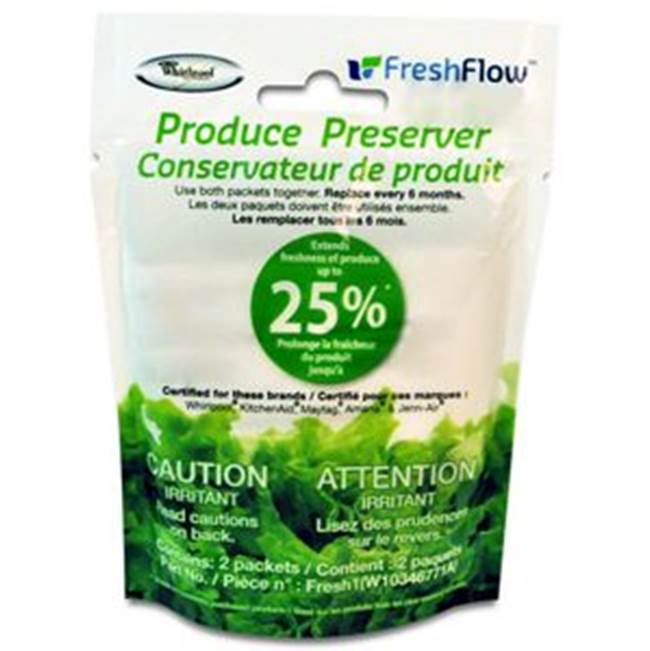 Whirlpool - Produce Preserver, Extends The Freshness Of Produce Up To 4 Days Longer, Replace Every Six Months (Minimum Quantity Of 6)