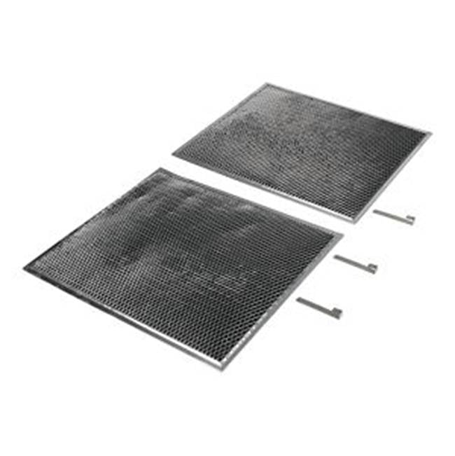 Whirlpool - Range Hood Recirculation Replacement Filter Kit: 2 Of 16 1/2-In X 11 1/2-In Charcoal Filter, 4 Spring Clips, Fits 30-In Color: Silver, Pkg: Box