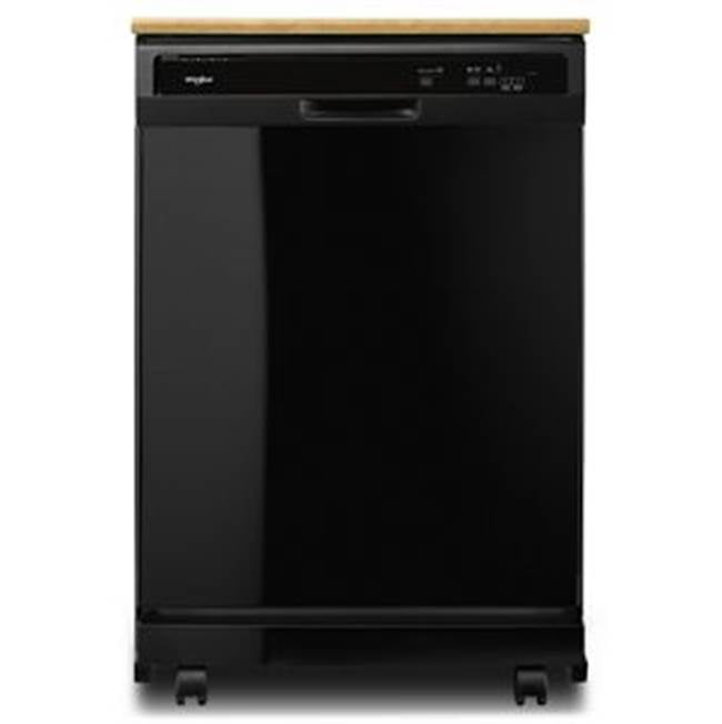 Whirlpool - Portable - Dishwashers - Black