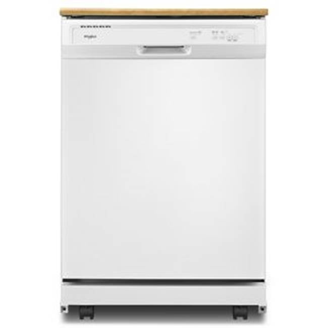 Whirlpool - Portable - Dishwashers - White