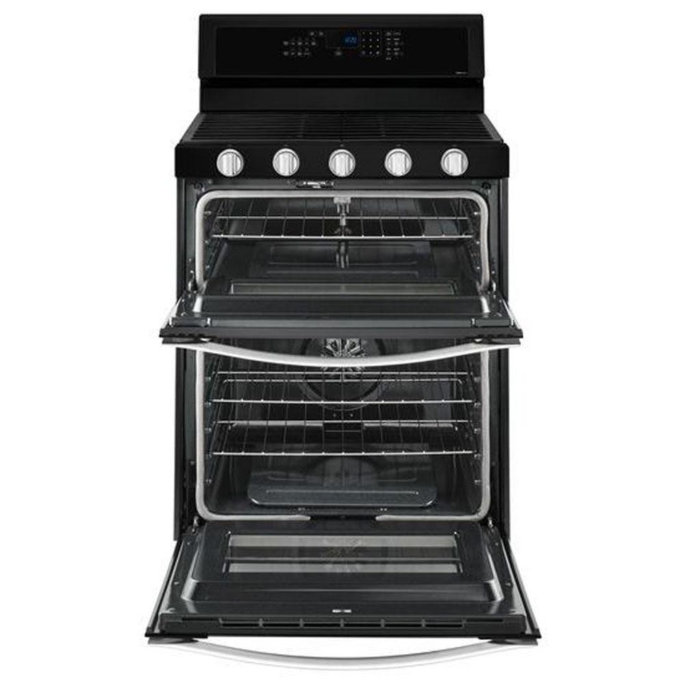 6.0 Cu. Ft. Gas Double Oven Range with Center Oval Burner