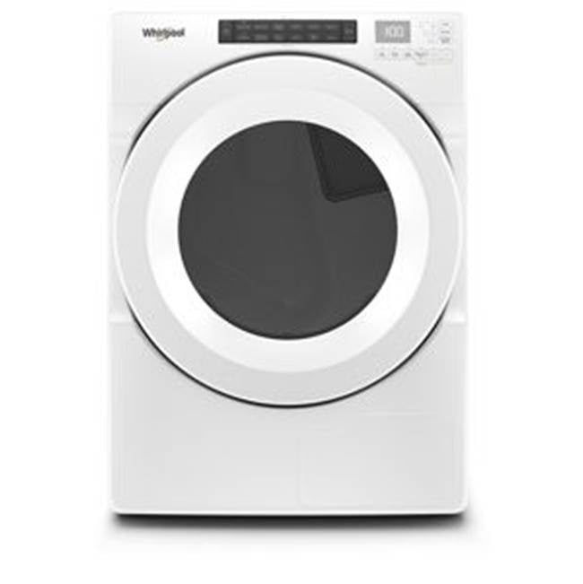 Whirlpool - 7.4 Cu. Ft., Heat Pump, 12 Cycles, 4 Options, 4 Temperatures, Ventless Installation, Advanced Moisture Sensing, 2Nd Lint Filter, - White