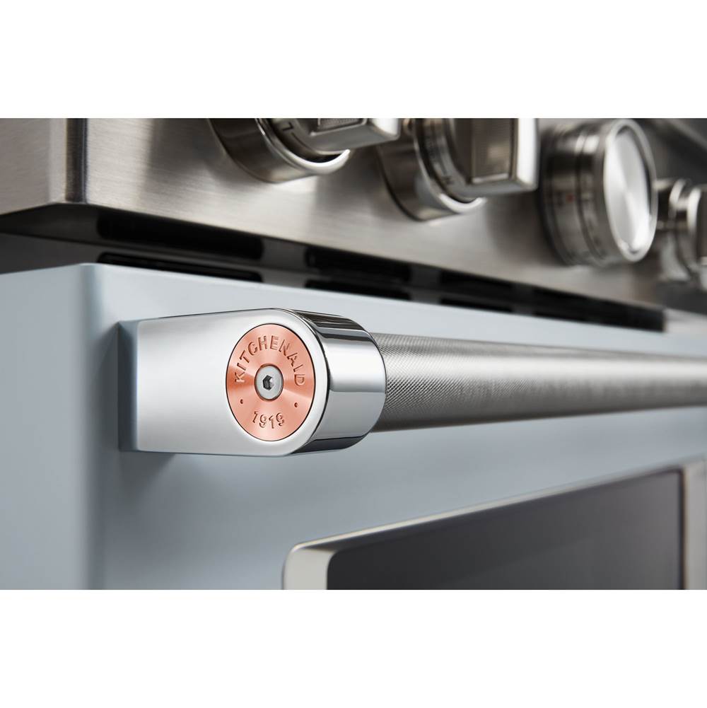 Range Handle Medallions: (Qty 2) Medallions With 1/8-In Hex Wrench, (Qty 2) Medallion Screws For Kad - Copper