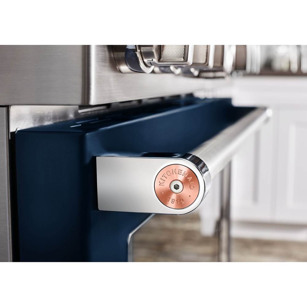 Range Handle Medallions: (Qty 2) Medallions With 1/8-In Hex Wrench, (Qty 2) Medallion Screws For Kad - Copper