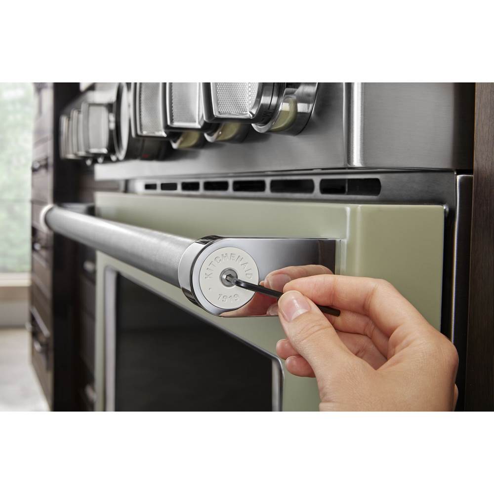 Range Handle Medallions: (Qty 2) Medallions With 1/8-In Hex Wrench, (Qty 2) Medallion Screws For Kad - Mascarpone