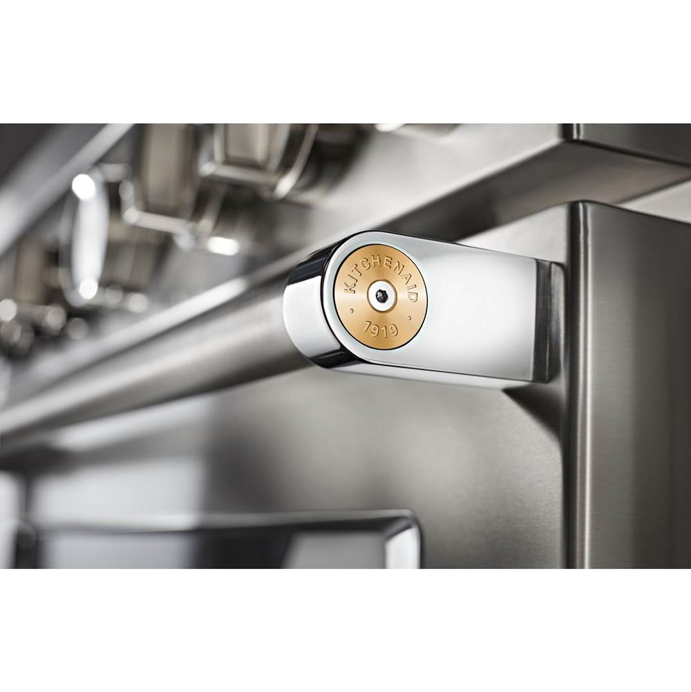 Range Handle Medallions: (Qty 2) Medallions With 1/8-In Hex Wrench, (Qty 2) Medallion Screws For Kad - New Gold