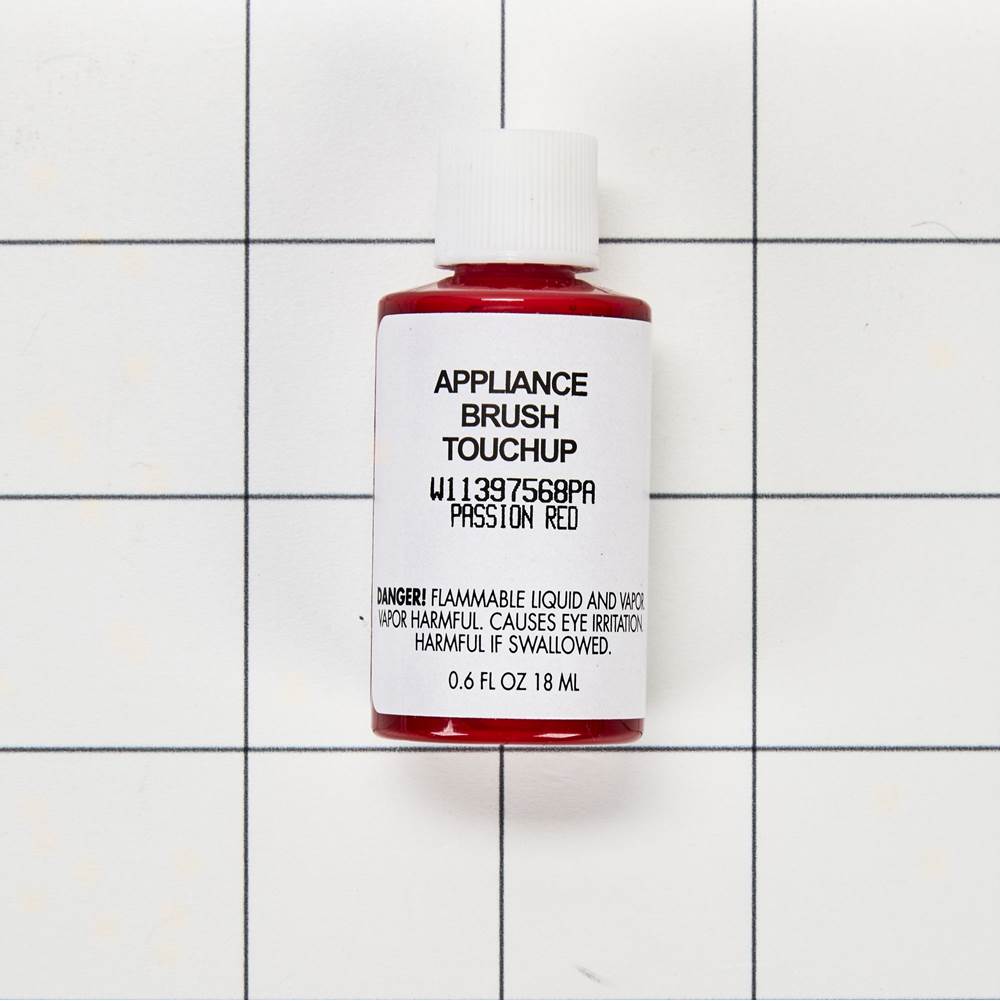 Touch Up Paint: 0.6-Oz Paint Bottle W/Brush, Color Spec-968776, Color- Signature Red