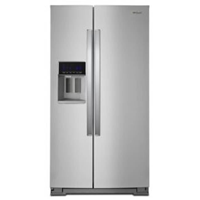 Whirlpool - 36-Inch Wide Side-By-Side Refrigerator - 28 Cu. Ft. - Fingerprint Resistant Stainless Steel