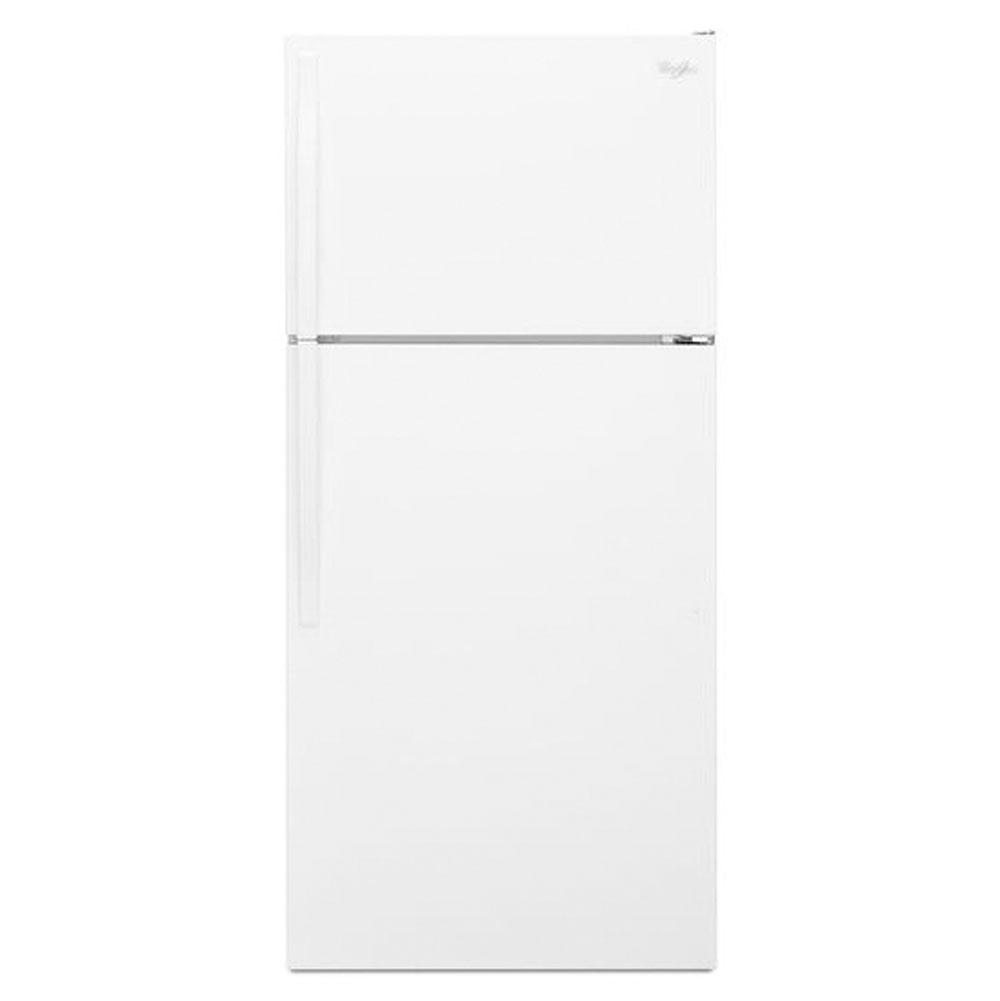 Whirlpool - 28-inches wide Top-Freezer Refrigerator with Optional Icemaker - 14 cu. ft. - White