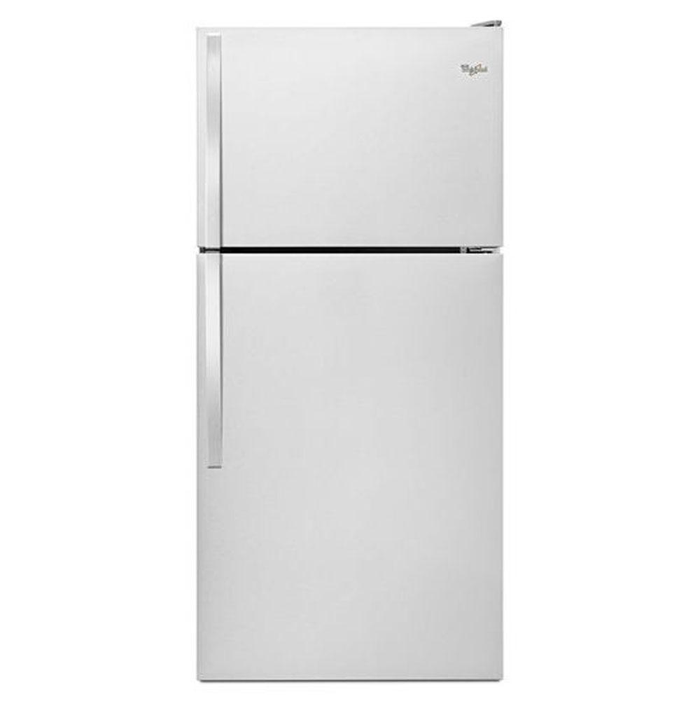 Whirlpool - 30-inch Wide Top-Freezer Refrigerator with Flexi-SlideE Bin - 18.2 cu. ft. - Monochromatic Stainless Steel