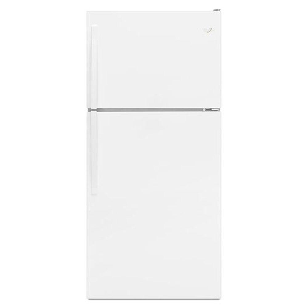 Whirlpool - 30-inch Wide Top-Freezer Refrigerator with Flexi-SlideE Bin - 18.2 cu. ft. - White