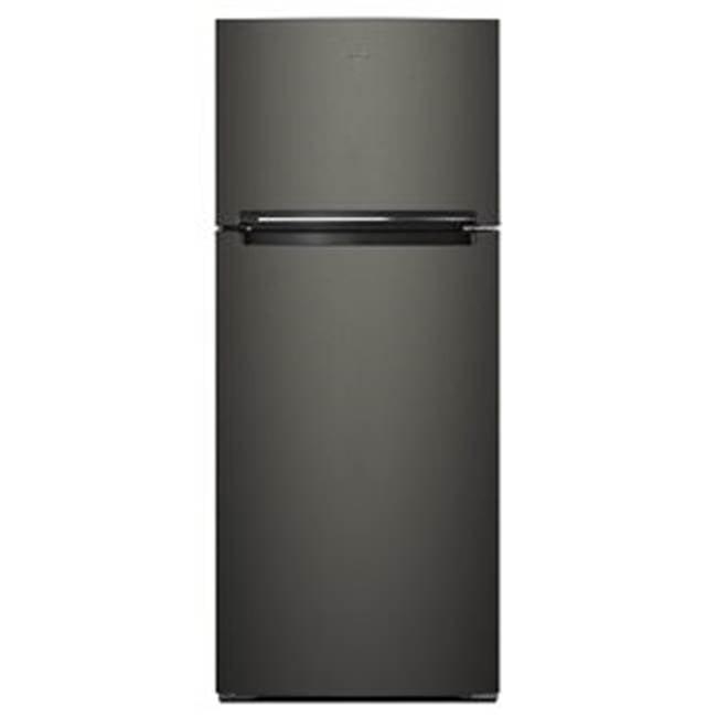 Whirlpool - 28-Inch Wide Refrigerator Compatible With The Ez Connect Icemaker Kit - 18 Cu. Ft. - Black Stainless