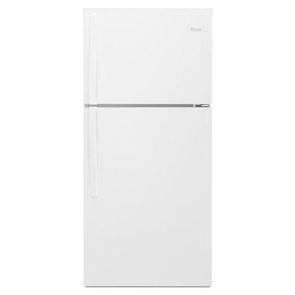 Whirlpool - 30-inch Wide Top-Freezer Refrigerator - EZ Connect Icemaker Kit Compatible- 19.2 cu. ft. - White