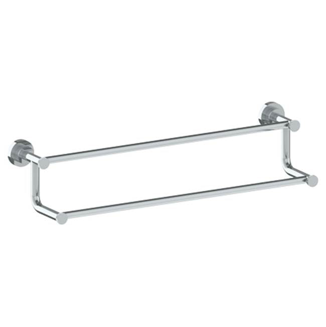 Watermark - Wall Mounted Double Towel Bar, 24'' - Vintage Copper