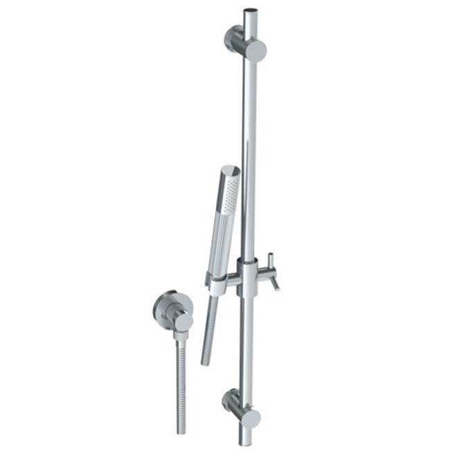 Watermark - Positioning Bar Shower Kit with Hand Shower and 69'' Hose - Vintage Copper