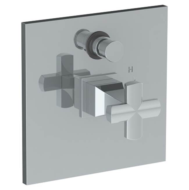 Watermark - Wall Mounted Pressure Balance Shower Trim with Diverter, 7'' - Vintage Copper
